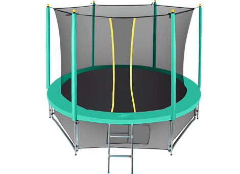 Батут Hasttings Classic Green 12ft 3,66 м с защитной сетью и лестницей Батут Hasttings Classic Green 12ft 3,66 м с защитной сетью и лестницей