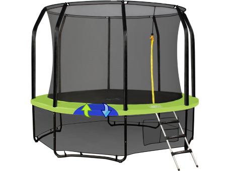 Батут Hasttings Sky Double 3,96м с защитной сетью и лестницей