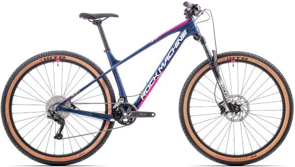 Велосипед Rock Machine Catherine CRB 20 29 Gloss Metallic Navy/Pink/Silver