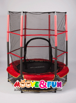 Детский батут Moove&Fun MFT05R с защитной сеткой Детский батут Moove&Fun MFT05R с защитной сеткой