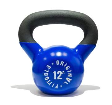 Гиря обрезиненная синяя 12 кг Original FitTools Гиря обрезиненная синяя 12 кг Original FitTools